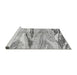 Sideview of Machine Washable Abstract Gray Modern Rug, wshabs3298gry