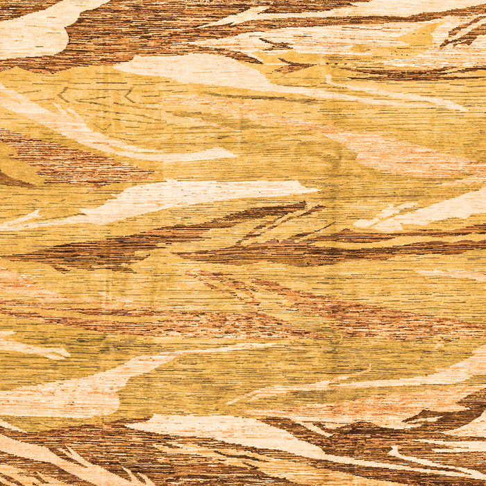 Square Abstract Orange Modern Rug, abs3298org