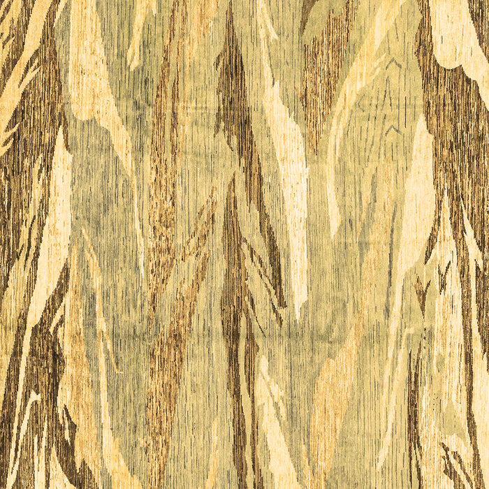 Square Machine Washable Abstract Brown Modern Rug, wshabs3298brn