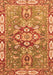 Geometric Orange Traditional Rug, abs3299org