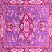 Square Geometric Pink Traditional Rug, abs3299pnk