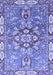 Geometric Blue Traditional Rug, abs3299blu