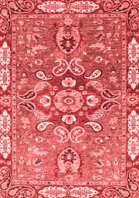 Geometric Red Traditional Rug, abs3299red