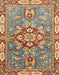 Abstract Brownish Green Geometric Rug, abs3299