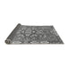 Sideview of Geometric Gray Traditional Rug, abs3299gry