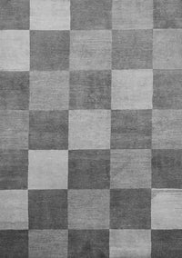 Checkered Gray Modern Rug, abs329gry