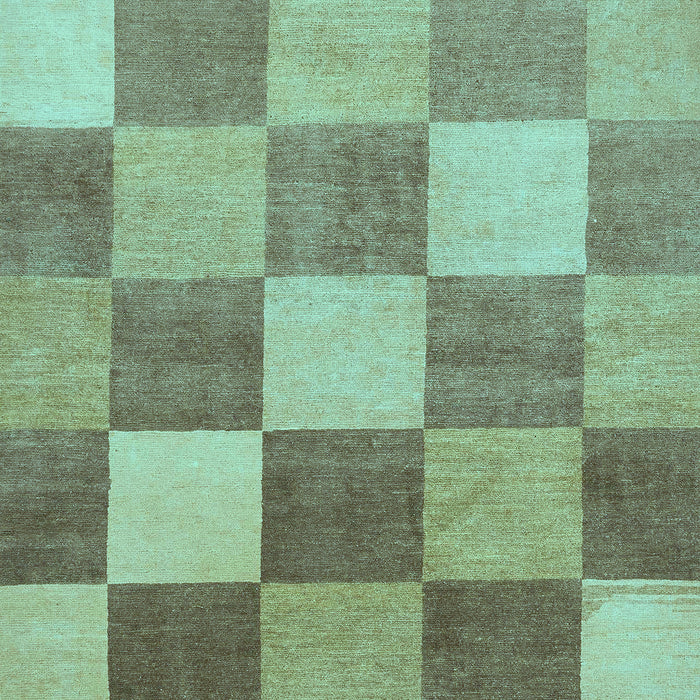 Checkered Light Blue Modern Rug, abs329lblu