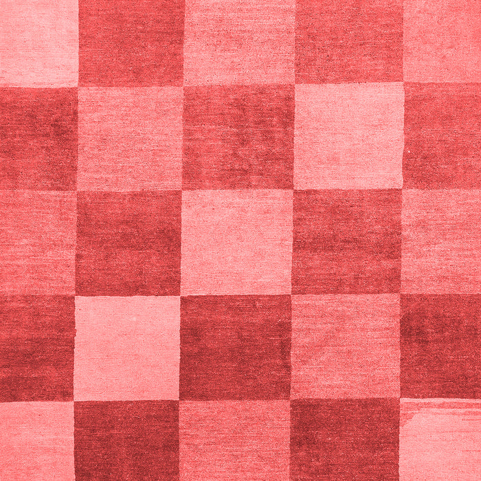 Checkered Red Modern Area Rugs