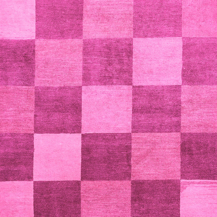 Checkered Pink Modern Rug, abs329pnk