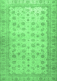 Oriental Emerald Green Traditional Rug, abs32emgrn