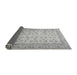 Sideview of Oriental Gray Traditional Rug, abs32gry