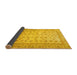 Sideview of Oriental Yellow Traditional Rug, abs32yw