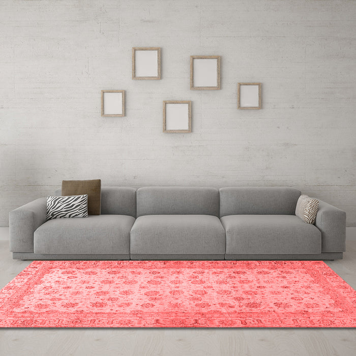 Traditional Red Washable Rugs
