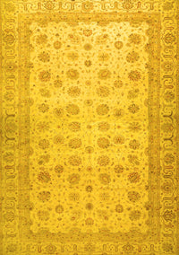 Oriental Yellow Traditional Rug, abs32yw