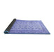 Sideview of Oriental Blue Traditional Rug, abs32blu