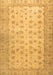 Machine Washable Oriental Brown Traditional Rug, wshabs32brn