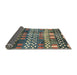 Sideview of Abstract Taupe Brown Modern Rug, abs3300