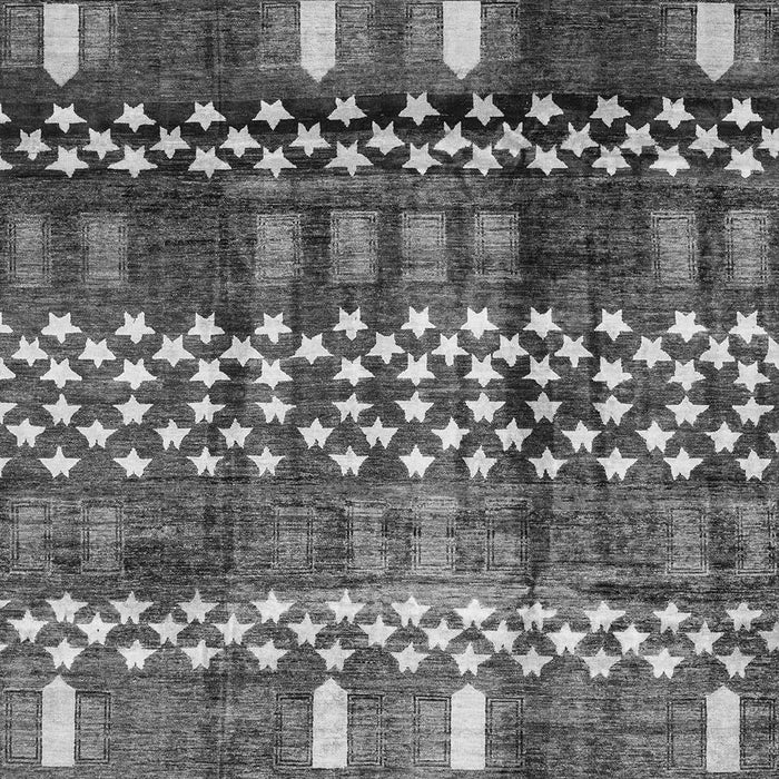 Abstract Gray Modern Rug, abs3300gry