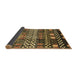 Sideview of Abstract Brown Modern Rug, abs3300brn