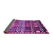 Sideview of Abstract Pink Modern Rug, abs3300pnk