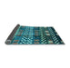 Sideview of Abstract Light Blue Modern Rug, abs3300lblu