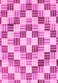 Checkered Pink Modern Rug, abs3301pnk