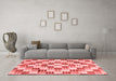 Modern Red Washable Rugs