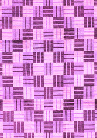 Checkered Purple Modern Rug, abs3301pur