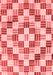 Checkered Red Modern Area Rugs