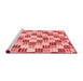 Modern Red Washable Rugs