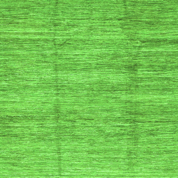 Square Machine Washable Abstract Green Modern Area Rugs, wshabs3302grn