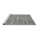 Sideview of Machine Washable Abstract Gray Modern Rug, wshabs3302gry