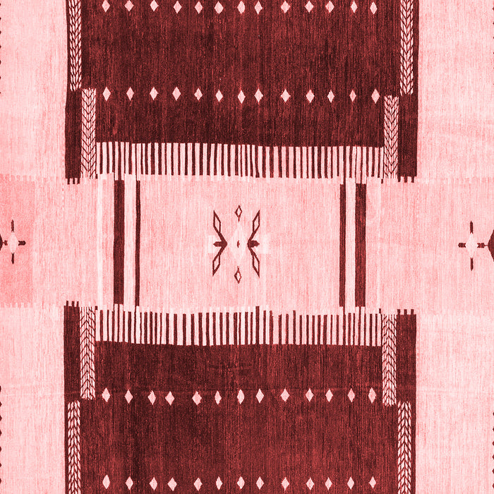 Machine Washable Abstract Red Modern Rug, wshabs3303red