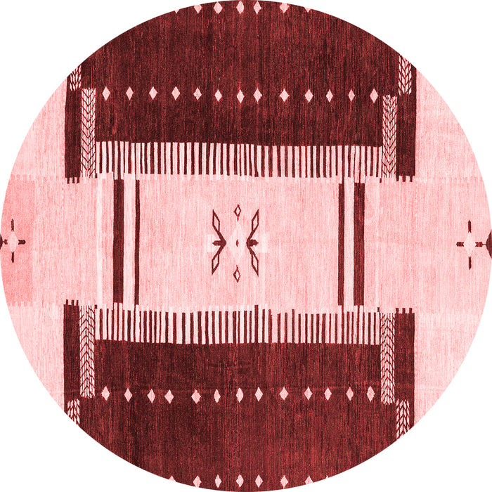 Machine Washable Abstract Red Modern Rug, wshabs3303red