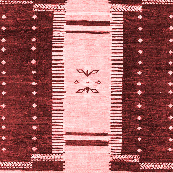 Abstract Red Modern Area Rugs