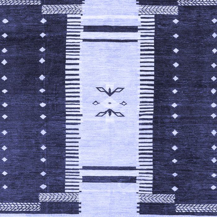 Abstract Blue Modern Rug, abs3303blu