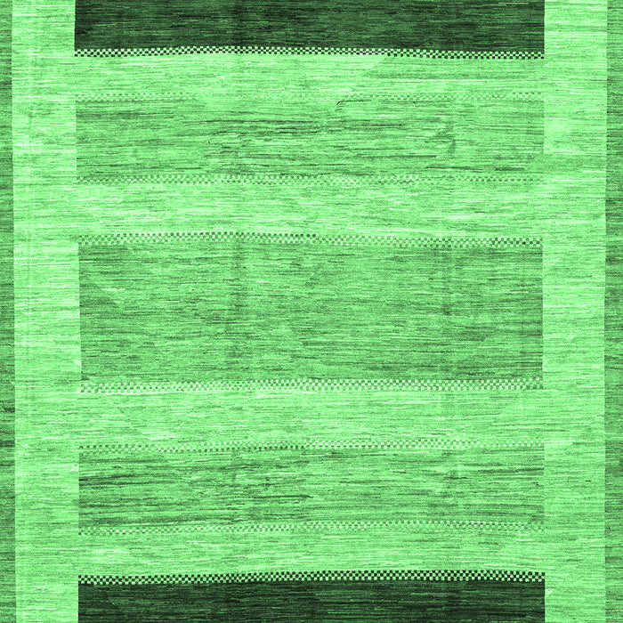 Abstract Emerald Green Modern Rug, abs3305emgrn