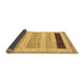 Sideview of Abstract Brown Modern Rug, abs3305brn