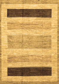 Abstract Brown Modern Rug, abs3305brn