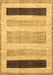 Abstract Brown Modern Rug, abs3305brn