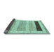 Sideview of Abstract Light Blue Modern Rug, abs3305lblu