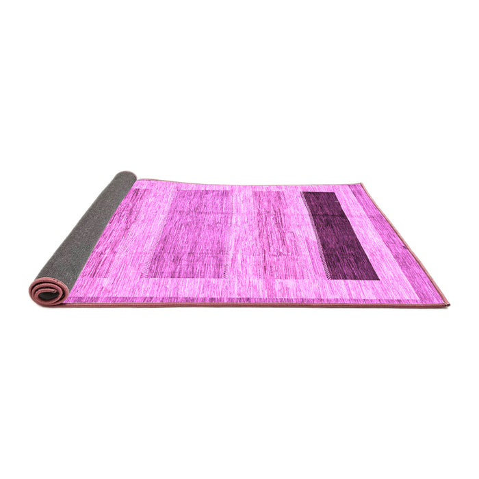 Sideview of Abstract Purple Modern Rug, abs3305pur