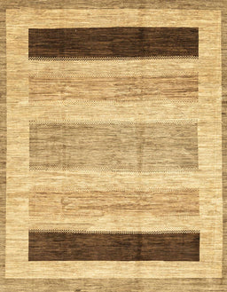 Abstract Chrome Gold Yellow Modern Rug, abs3305