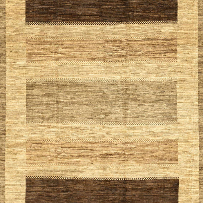 Abstract Chrome Gold Yellow Modern Rug, abs3305