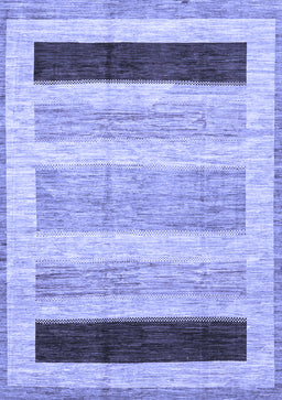 Abstract Blue Modern Rug, abs3305blu
