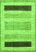 Abstract Green Modern Rug, abs3305grn