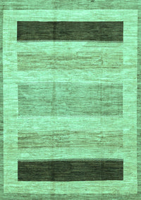 Abstract Turquoise Modern Rug, abs3305turq