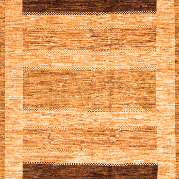 Machine Washable Abstract Orange Modern Area Rugs, wshabs3305org