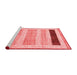 Modern Red Washable Rugs