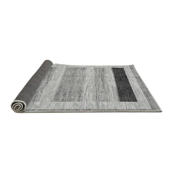 Sideview of Abstract Gray Modern Rug, abs3305gry